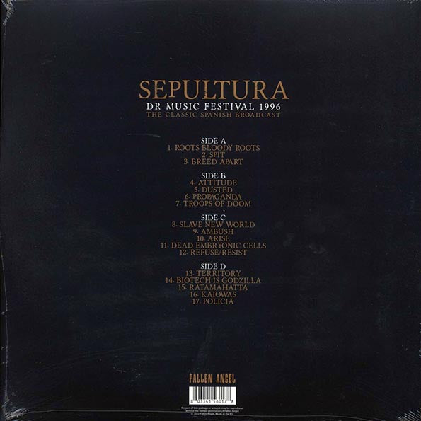 Sepultura - Dr. Music Festival 1996 (ltd. ed.) (2xLP) (clear/black splatter vinyl)