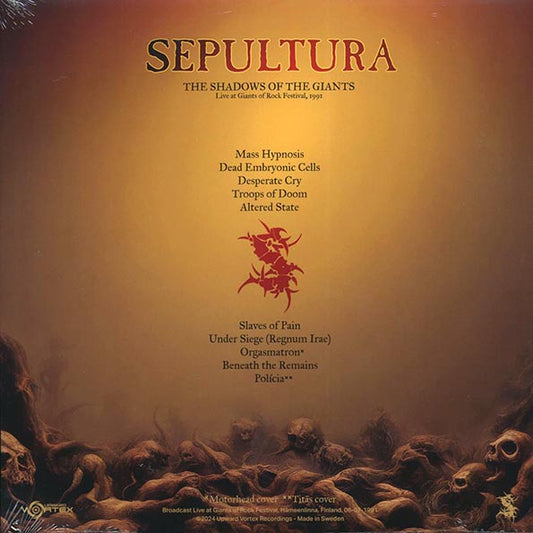 Sepultura - The Shadows Of The Giants: Live At Giants Of Rock Festival, 1991