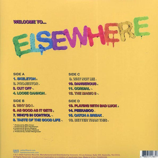 Set It Off - Elsewhere (ltd. ed.) (2xLP) (yellow vinyl)