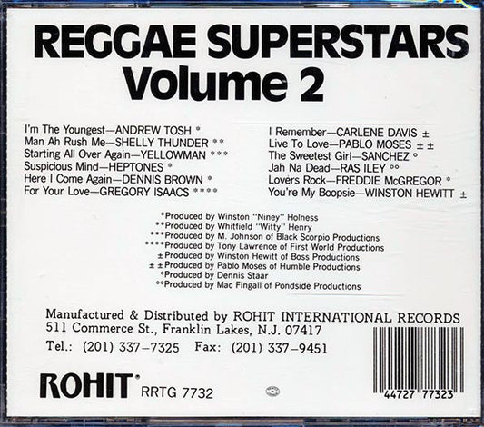Shelly Thunder, Pablo Moses, Gregory Isaacs, Etc. - Reggae Superstars Volume 2