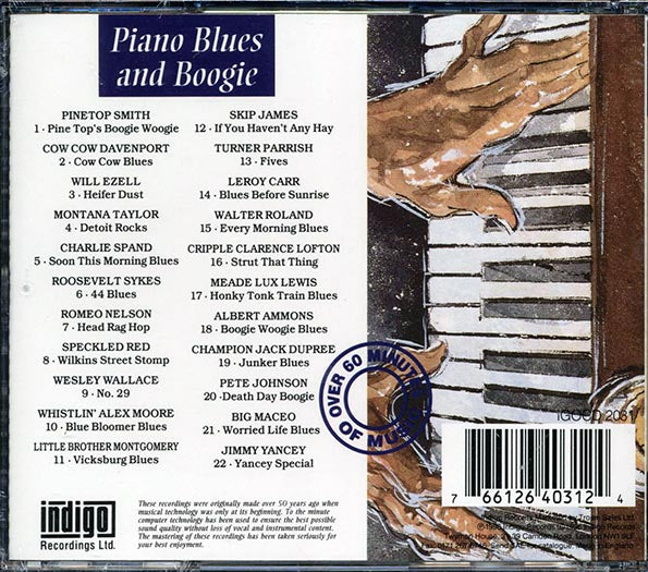 Skip James, Charlie Spand, Pinetop Smith, Etc. - Strut That Thing: Piano Blues And Boogie (22 tracks)