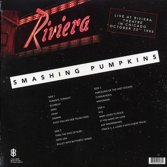 Smashing Pumpkins - Live At Riviera Theatre In Chicago, October 23th 1995 (2xLP)