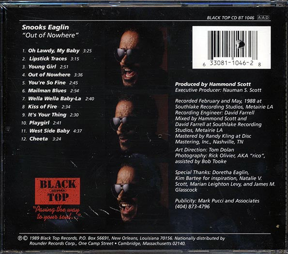 Snooks Eaglin - Out Of Nowhere (marked/ltd stock)