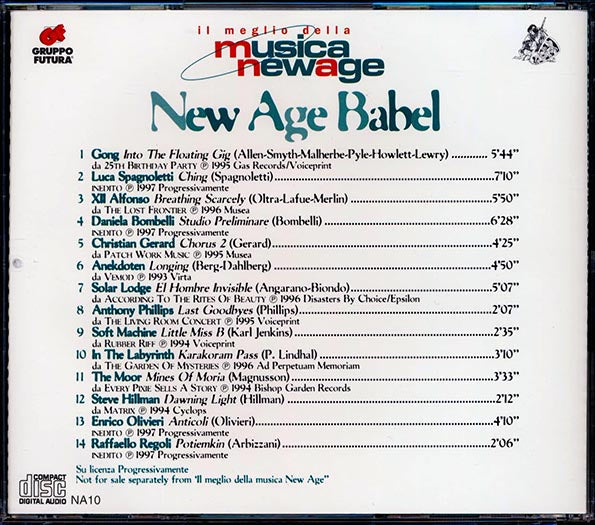 Soft Machine, Gong, Luca Spagnoletti, Etc. - New Age Babel