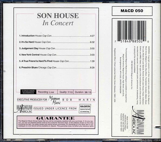 Son House - In Concert (marked/ltd stock)