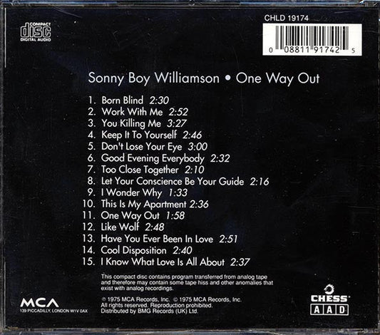 Sonny Boy Williamson - One Way Out