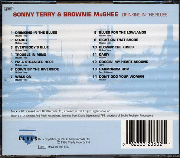 Sonny Terry, Brownie McGhee - Drinking In The Blues