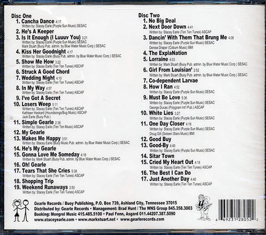 Stacey Earle, Mark Stuart - Must Be Live (36 tracks) (2xCD)
