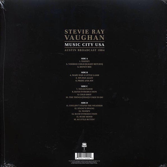 Stevie Ray Vaughan - Music City USA: Austin Broadcast 1984 (2xLP)