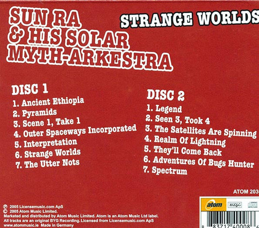 Sun Ra & His Solar Myth-Arkestra - Strange Worlds (2 albums on 2 CDs) (2xCD)