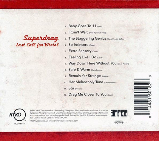 Superdrag - Last Call For Vitriol