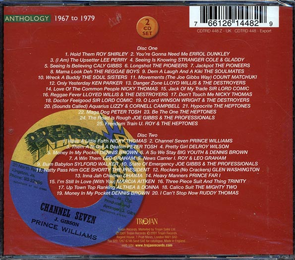 Sylford Walker, U Roy, The Pioneers, Althea & Donna, The Heptones, Etc. - Sylford Walker, U Roy, The Pioneers, Althea & Donna, The Heptones, Etc. Anthology 1967 To 1979: Love Of The Common People (45 tracks) (2xCD)