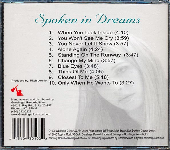 Tabitha - Spoken In Dreams