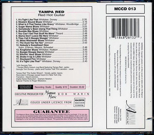 Tampa Red - Red Hot Guitar (marked/ltd stock)
