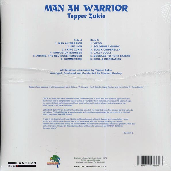 Tappa Zukie - Man Ah Warrior