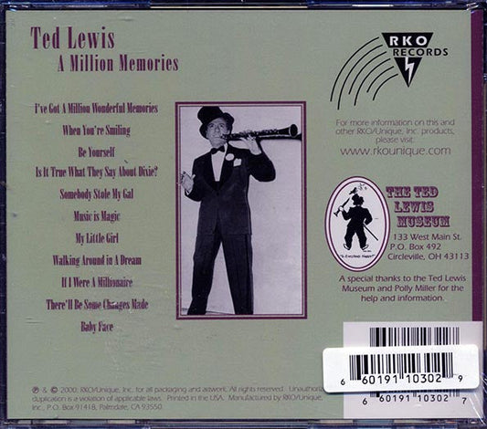 Ted Lewis - A Million Memories