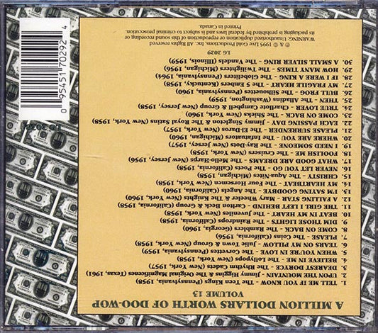 Teen-Kings, The Rhythm Cadets, The Lollypops, Etc. - A Million Dollars Worth Of Doo-Wop Volume 13 (30 tracks)