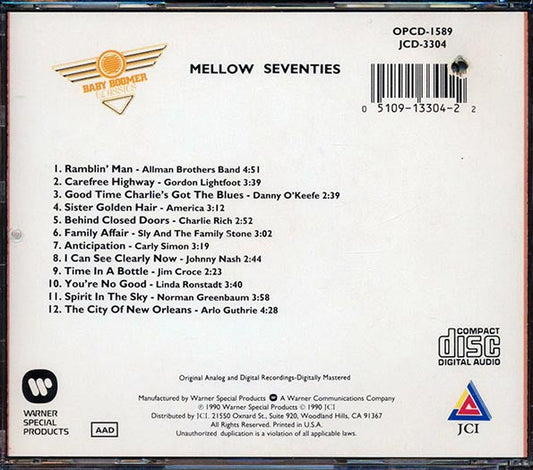 The Allman Brothers Band, Gordon Lightfoot, America, Carly Simon, Etc. - Mellow Seventies (marked/ltd stock)
