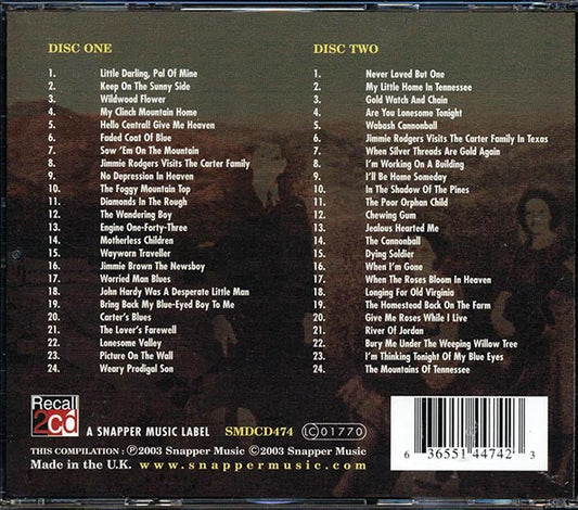 The Carter Family - Sunshine In The Shadows (48 tracks) (2xCD)
