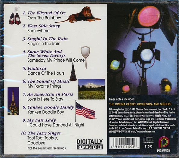 The Cinema Centre Orchestra And Singers - Hits From America'S Great Movie Musicals