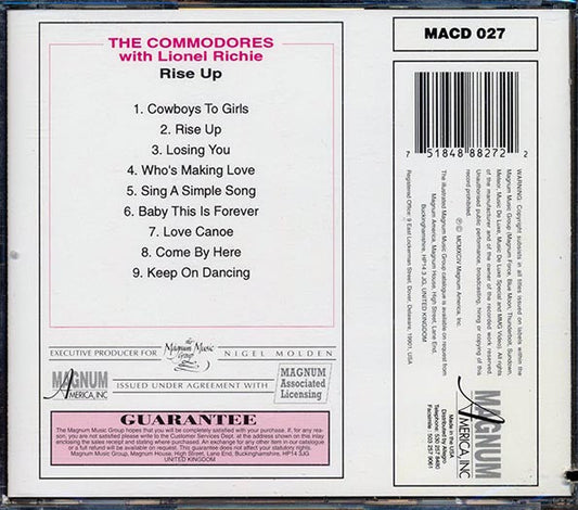 The Commodores With Lionel Richie - Rise Up