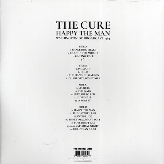 The Cure - Happy The Man: Washington DC Broadcast 1984 (ltd. ed.) (2xLP) (clear vinyl)
