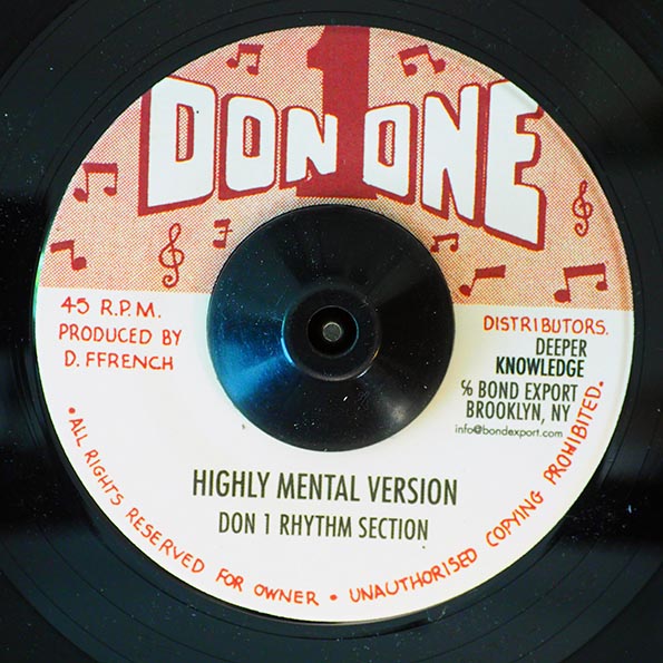The Episodes - Blacker Than Black / Don 1 Rhythm Section - Highly Mental Version