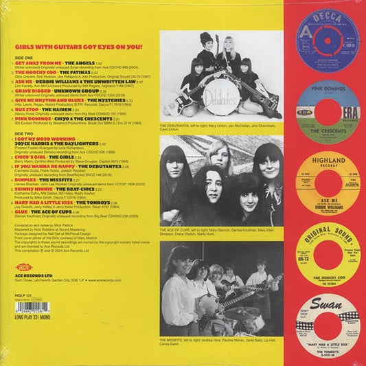 The Fatimas, The Hairem, The Girls, The Ace Of Cups, The Tomboys, Etc. - Girls With Guitars Got Eyes For You! (180g)