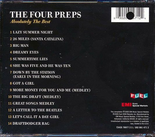 The Four Preps - Absolutely The Best (marked/ltd stock)