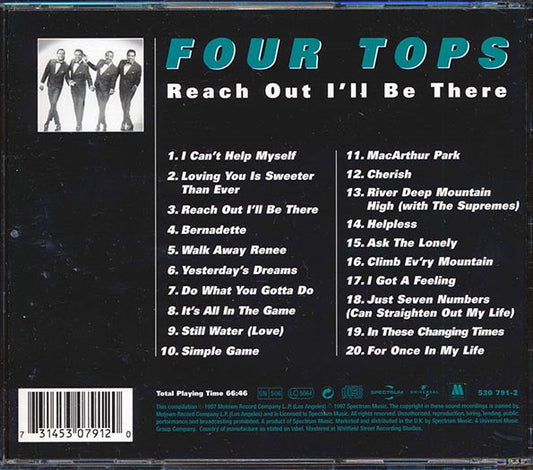 The Four Tops - Reach Out I'll Be There (20 tracks)