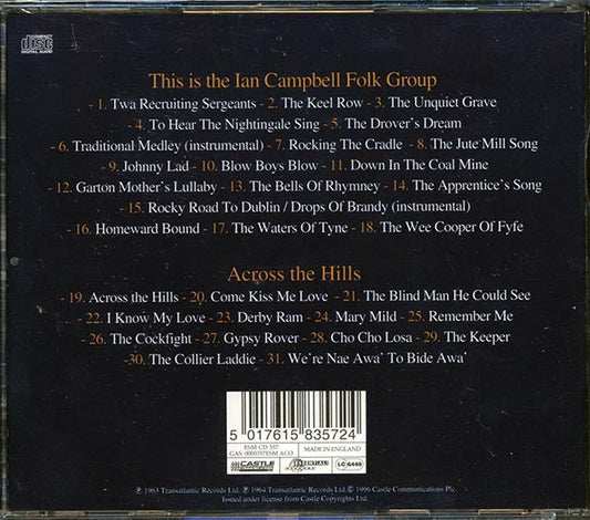 The Ian Campbell Folk Group - This Is The Ian Campbell Folk Group: Across The Hills (2 albums on 1 CD) (31 tracks)