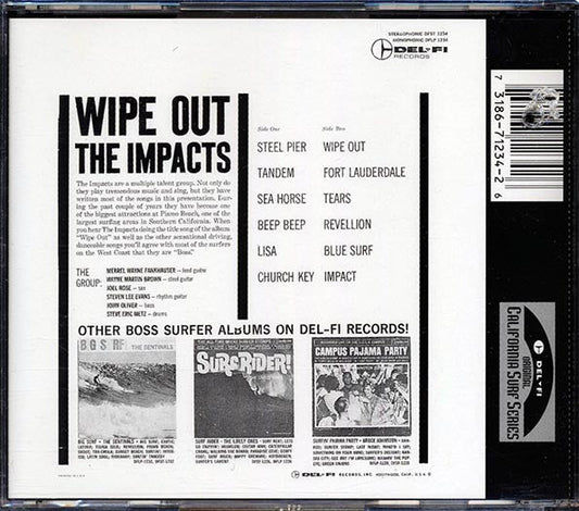 The Impacts - Wipe Out (marked/ltd stock)