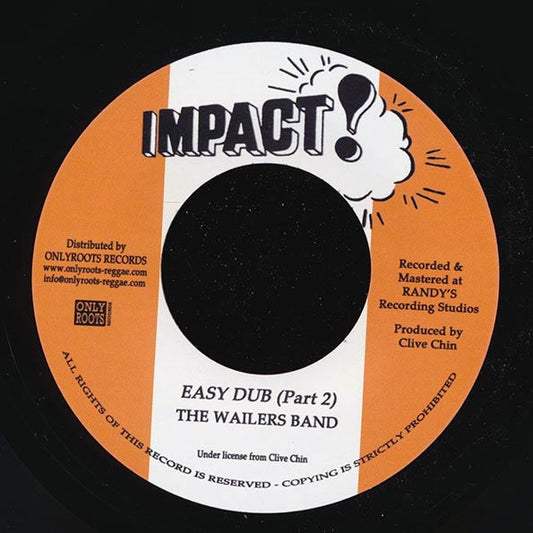 The Man X - It Won't Come Easy / Wailers Band - Easy Dub Part 2 (France press)