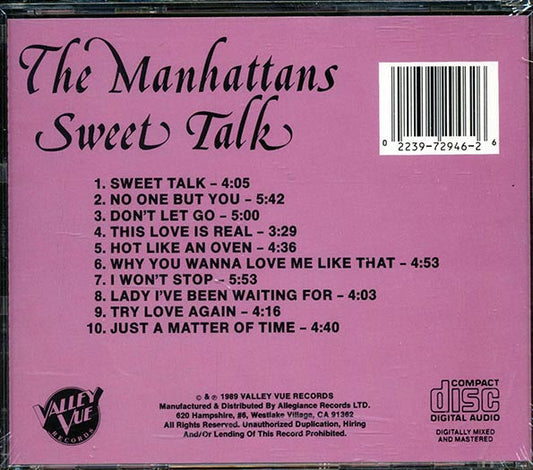 The Manhattans - Sweet Talk