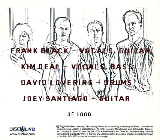 The Pixies - Live In Vancouver, British Columbia 4-22-04 (numbered ltd.ed.) (2xCD)