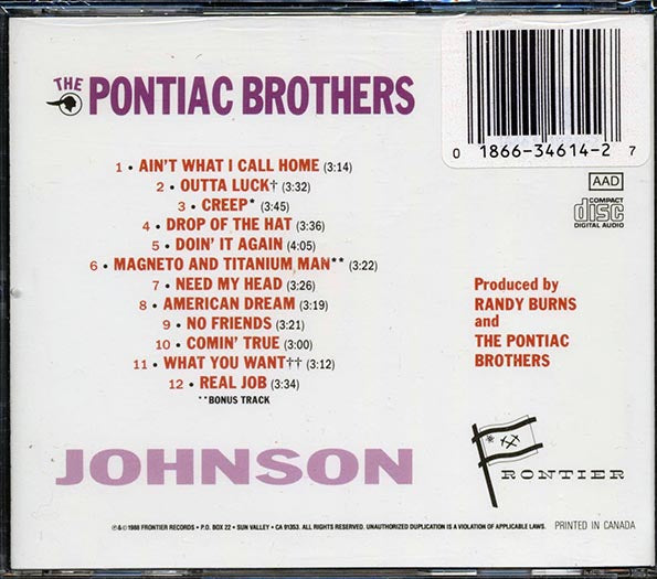 The Pontiac Brothers - Johnson (+bonus track)