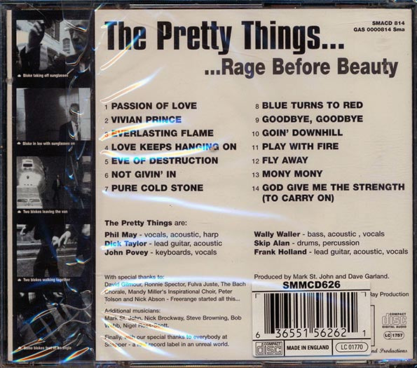 The Pretty Things - Rage Before Beauty (incl. 8-page booklet)
