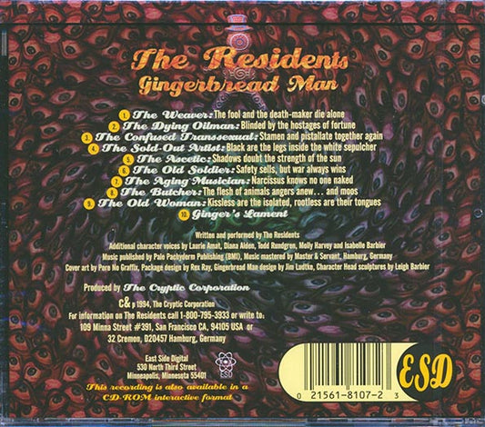 The Residents - Gingerbread Man (marked/ltd stock)