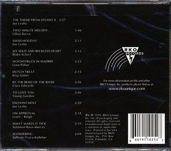 The RKO Orchestra - Music From Studio X
