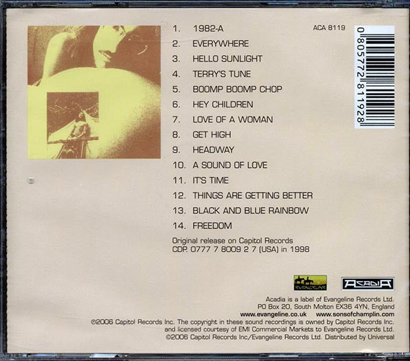 The Sons Of Champlin - The Best Of The Sons Of Champlin