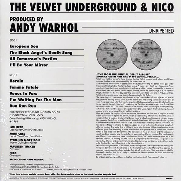 The Velvet Underground & Nico - Unripened: Norman Dolph's Acetate