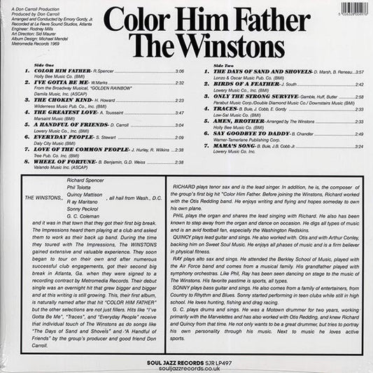 The Winstons - Color Him Father (+4 bonus tracks) (ltd. ed.) (2xLP)