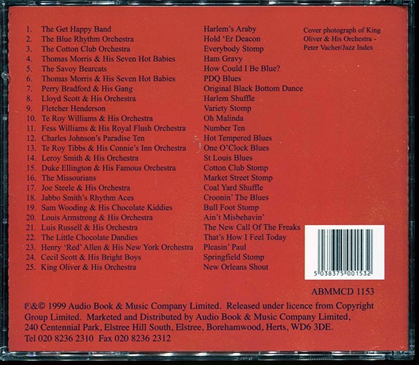 Thomas Morris & His Seven Hot Babies, The Little Chocolate Dandies, Jabbo Smith's Rhythm Aces, Etc. - Harlem Jazz: The 20s (25 tracks)