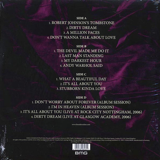 Thunder - Robert Johnson's Tombstone (+4 bonus tracks) (2xLP) (red/purple vinyl)