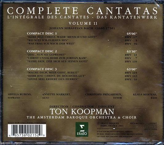 Tom Koopman, The Amsterdam Baroque Orchestra & Choir - Bach: Complete Cantatas Volume 11 (marked/ltd stock)