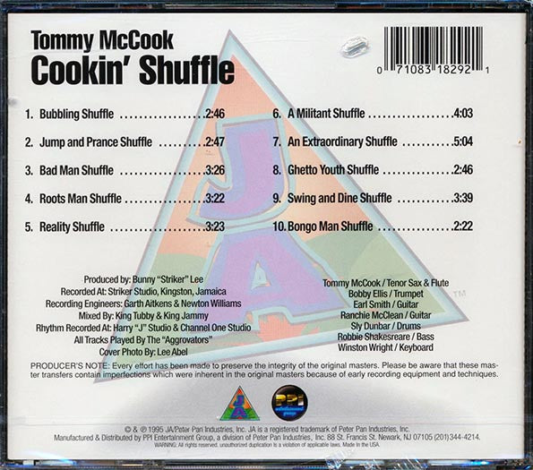 Tommy McCook - Cookin' Shuffle (marked/ltd stock)