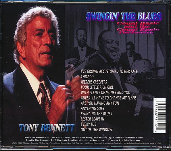Tony Bennett, Count Basie & The Count Basie Orchestra - Swingin' The Blues
