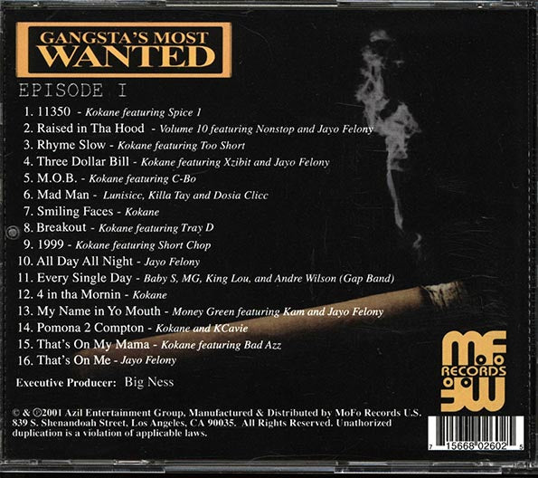 Too Short, Xzibit, Short Chop, Jayo Felony, Etc. - Gangsta's Most Wanted: Episode 1