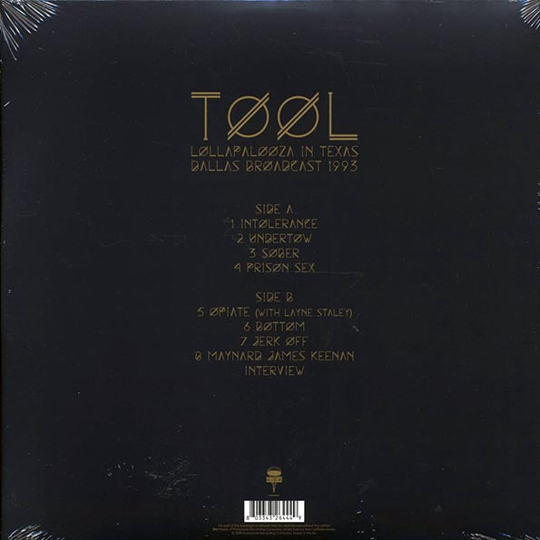 Tool - Lollapalooza In Texas: Dallas Broadcast 1993