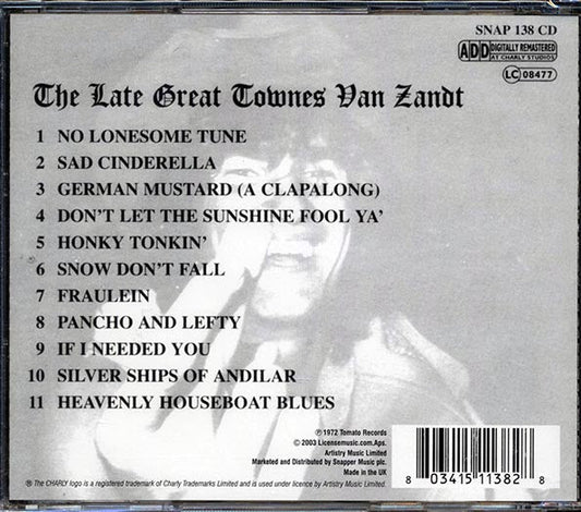 Townes Van Zandt - The Late Great Townes Van Zandt